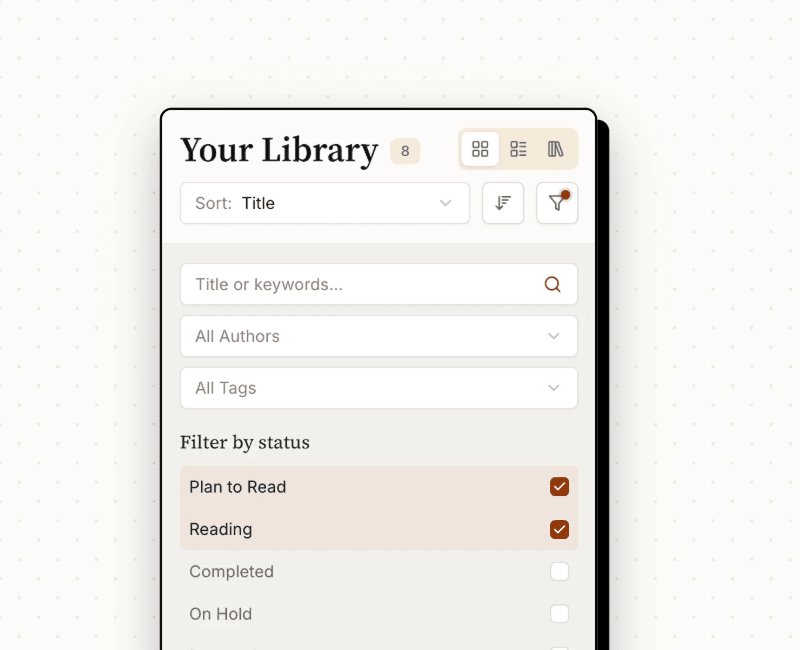 Sort & Filter screenshot
