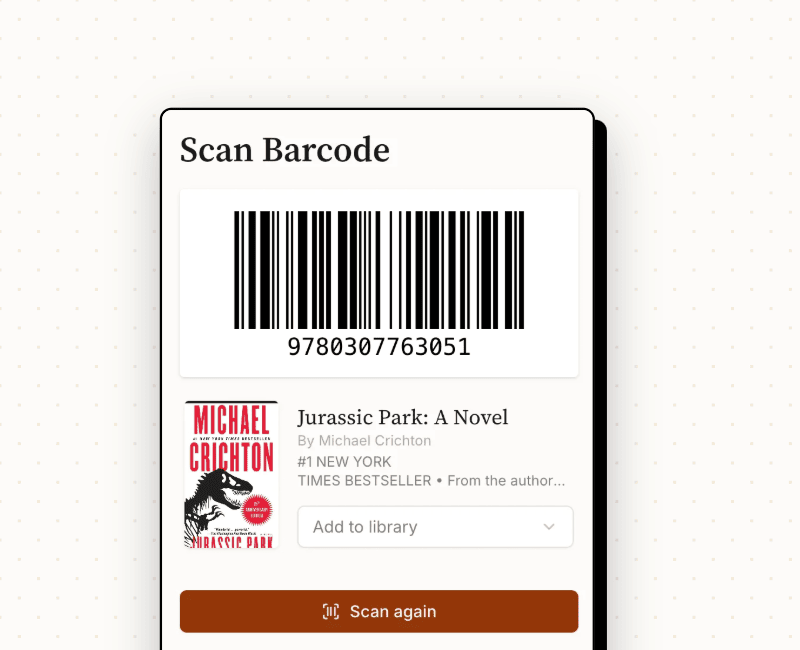 Add Books screenshot